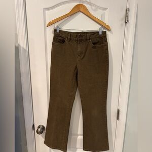 Ralph Lauren Dark Brown Denim Stretchy Bootcut Pants